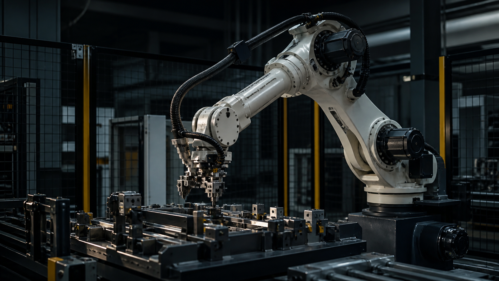 Concept placeholder of a robotic integration cell